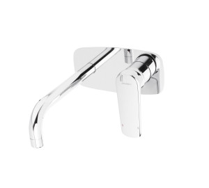 Built-in wash-basin mixer 22 cm spout